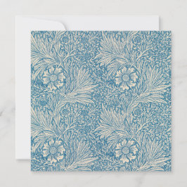 Cartão Blue Marigolds (por William Morris)