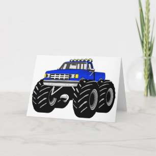 CARTÃO BLUE MONSTER TRUCK