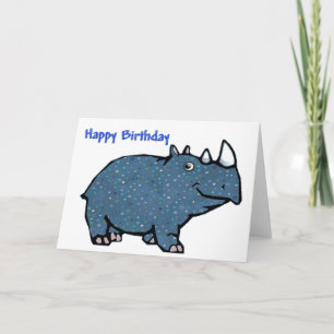 Cartão Blue Rhino Happy Birthday