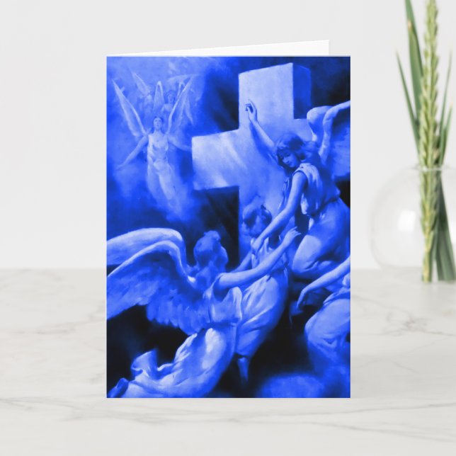 Cartão Blue Rock of Ages (Frente)