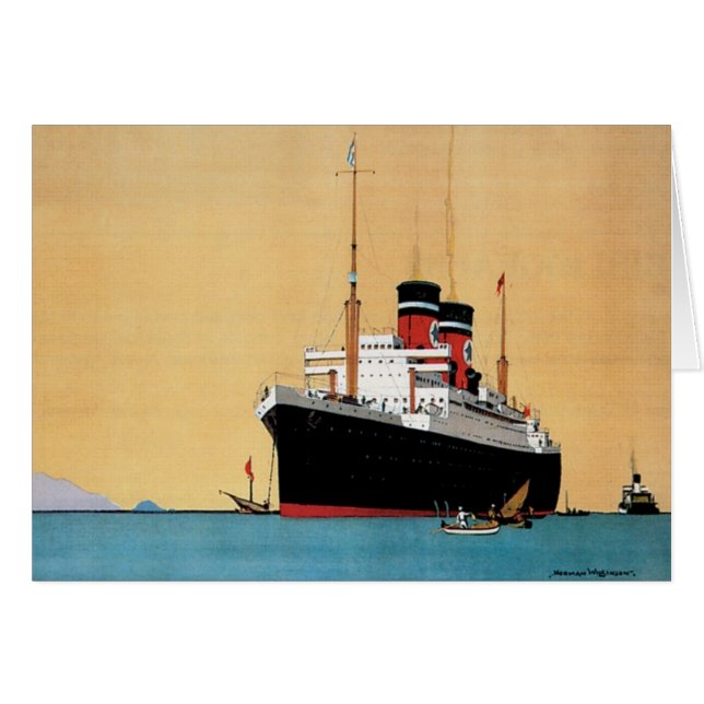 Cartão Blue Star Liner (Frente Horizontal)