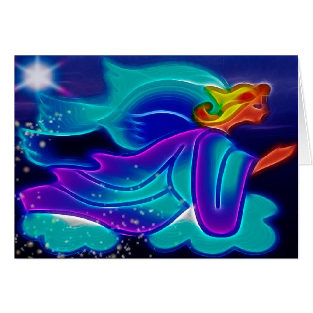 Cartão BlueAngel (Frente horizontal)