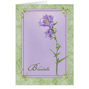 Cartão Bluebells