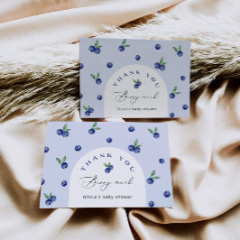 Cartão Blueberry Muito obrigado