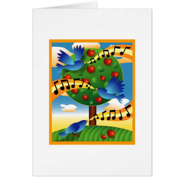 Cartão Bluebirds (Frente)