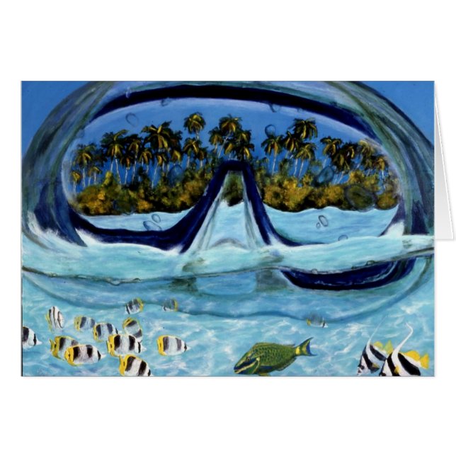 Cartão bluedivemask (Frente horizontal)