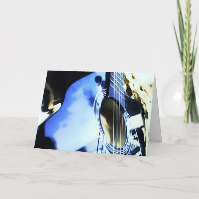 Cartão blues acústico (Frente)
