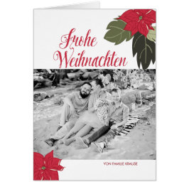 Cartão Blumenweihnachtsgruß