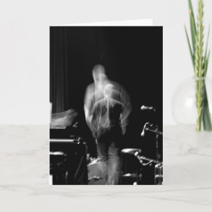 Cartão Blur and Movement on palco Jazz Show Card