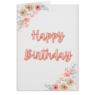 Cartão Blush Blooms