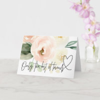 Blush Floral Pregnancy Baby Reveal Presente para A