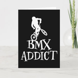 Cartão Bmx ciclando Engraçado Dizendo Bike Slogan Biker G