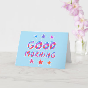 Cartão BOA MANHÃ Legal  Coloridas PERSONALIZADAS