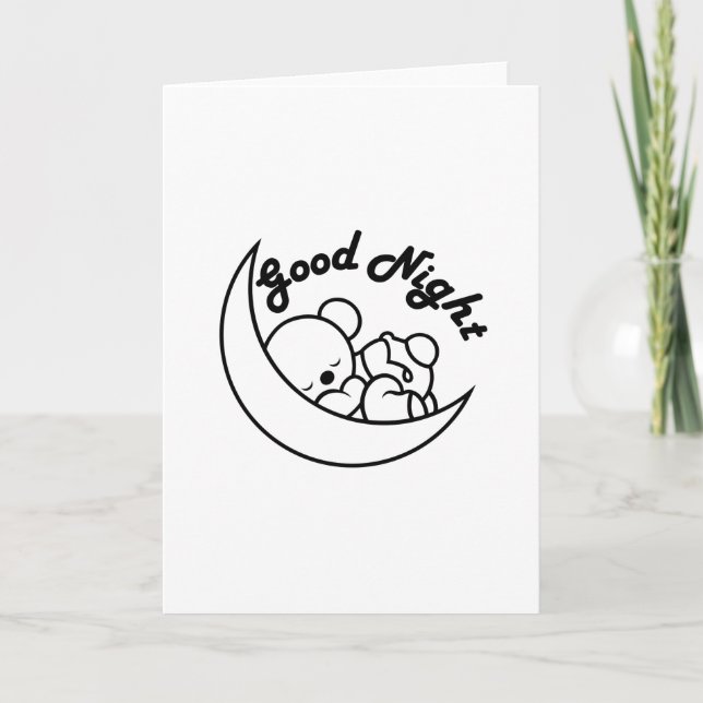 Cartão Boa noite (Frente)