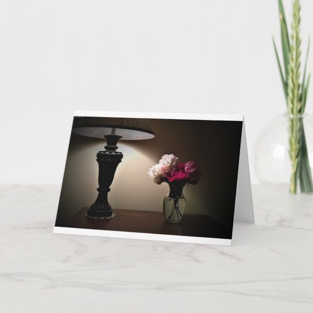 Cartão Boa noite, carta (Frente)