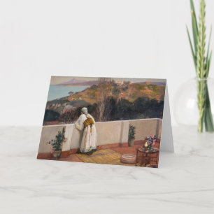 Cartão Boa noite, Tangiers   Sir John Lavery