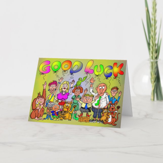 Cartão Boa Sorte (Frente)