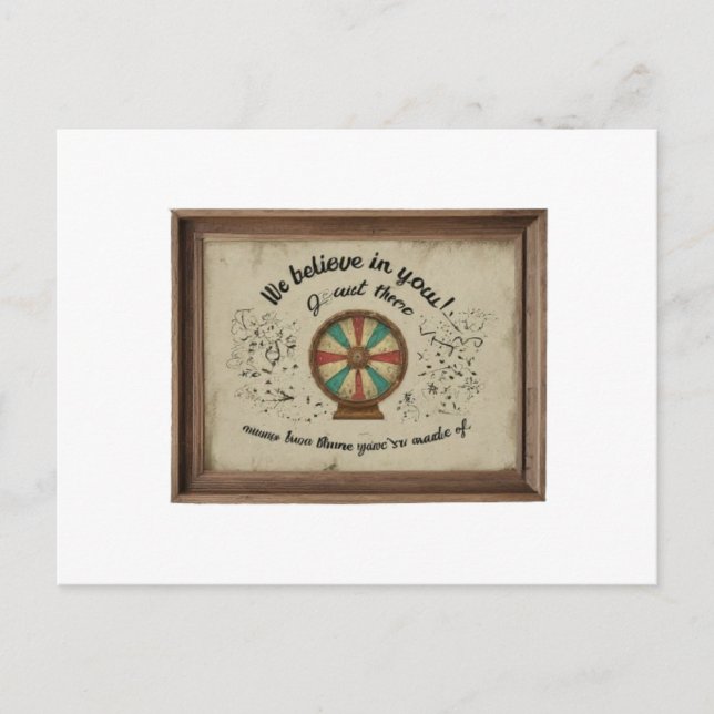 Cartão Boa Sorte (Frente)