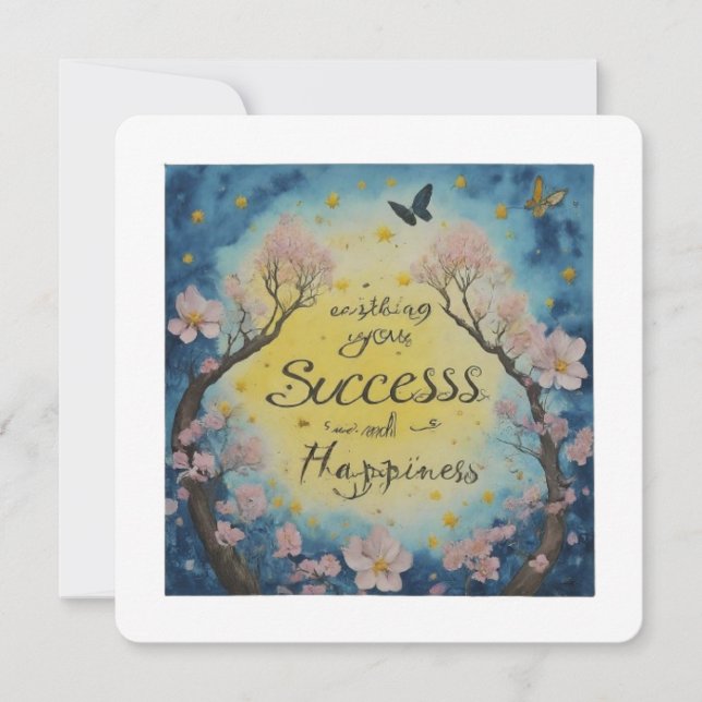 Cartão Boa Sorte (Frente)