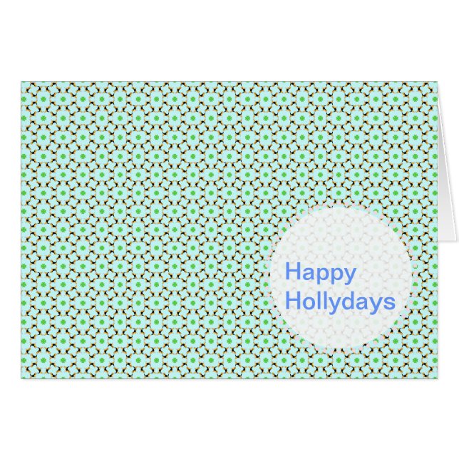 Cartão Boa Sorte Beagle (Frente Horizontal)