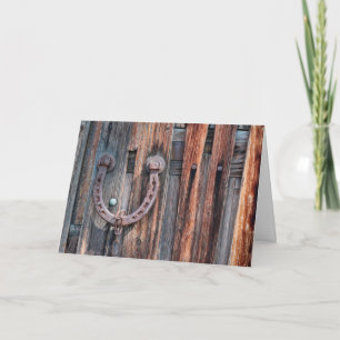 Cartão Boa Sorte em Ferradura