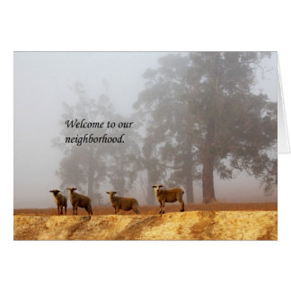 Cartão Boa vinda a nossa vizinhança