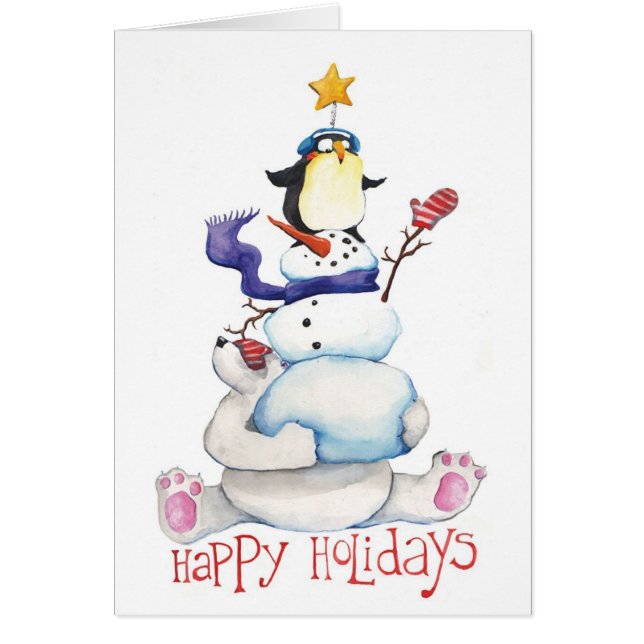 Cartão boas festas! (Frente)