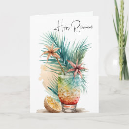 Cartão Boas Retiradas Drama Tropical