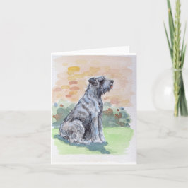 Cartão Boas saudações de Cachorro