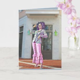 Cartão Boas saudações do Vazio Africano/Afro-Americano