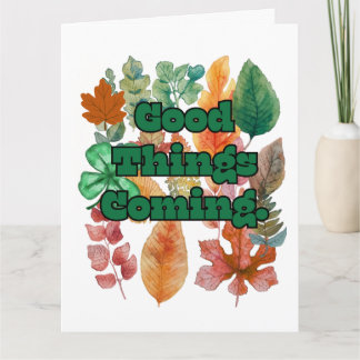 Cartão boas vibrações