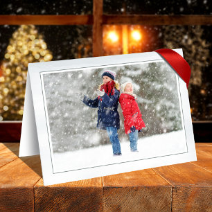 Cartão Boas-vindas do inverno Pine 2 Foto