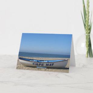 Cartão Boat * Cape May, NJ