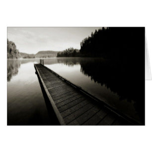 Cartão Boat Dock por Lago