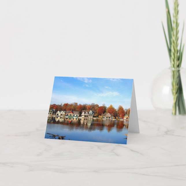 Cartão Boat House Row, Filadélfia, PA (Frente)