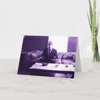 Cartão Bob a tevê de observação estrangeira