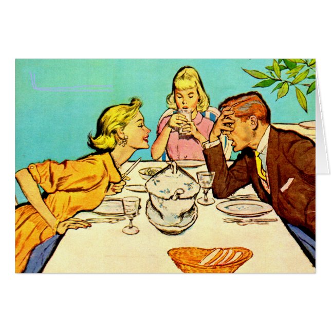 Cartão Bob o teve com a conversa jante de junho (Frente Horizontal)