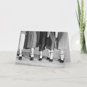 Cartão Bobby Socks, 1953