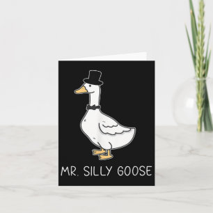 Cartão Bobo Goose Casal Correspondente Casando Homens Eng