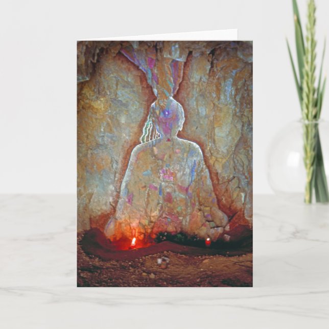 Cartão Bodhisattva/cartão do arco-íris (Frente)