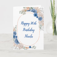 Boho Blue Pampas Grass