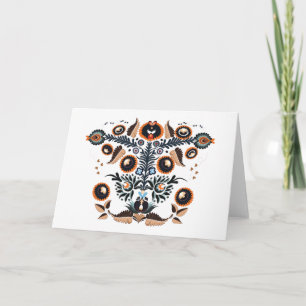 Cartão Boho Hippy