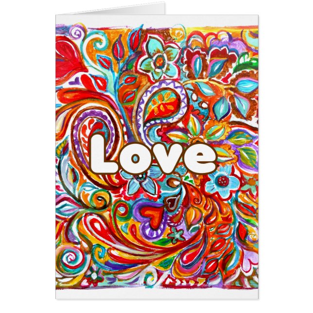 Cartão Boho Love (Frente)