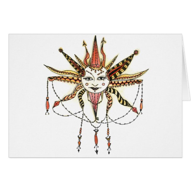 Cartão Boho Soleil (Frente Horizontal)