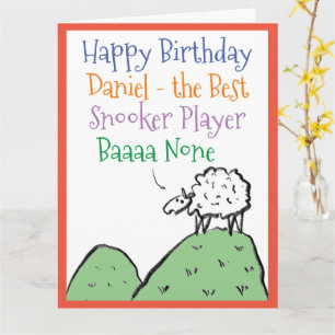Cartão Boi Design Feliz Aniversário para Jogador de Sonec
