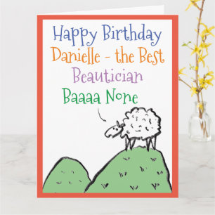 Cartão Boi Design Feliz Aniversário para um Beleza