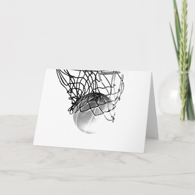 Cartão Bola de Basquete (Frente)