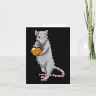 Cartão Bola de boliche Rat Boliche Esportes