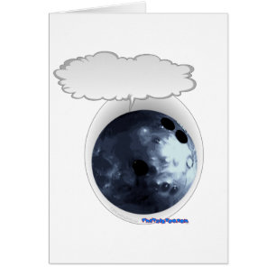 Cartão Bola de fala de Bolwing