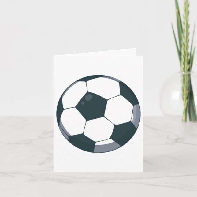 Cartão Bola de Futebol  (Frente)